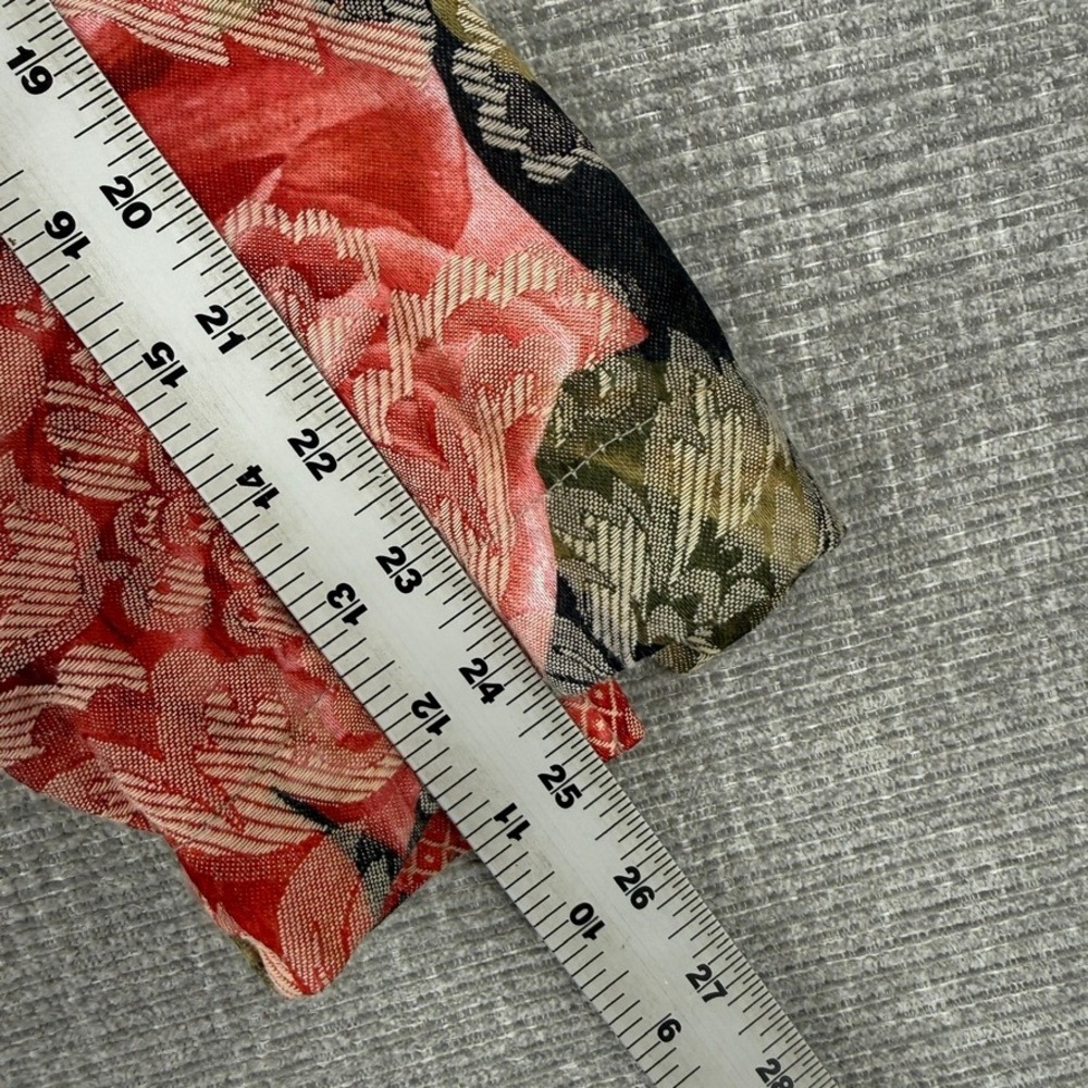 Vintage Coldwater Creek Tapestry Jacket Women XL Floral Woven Boho Cottage - Picture 5 of 10
